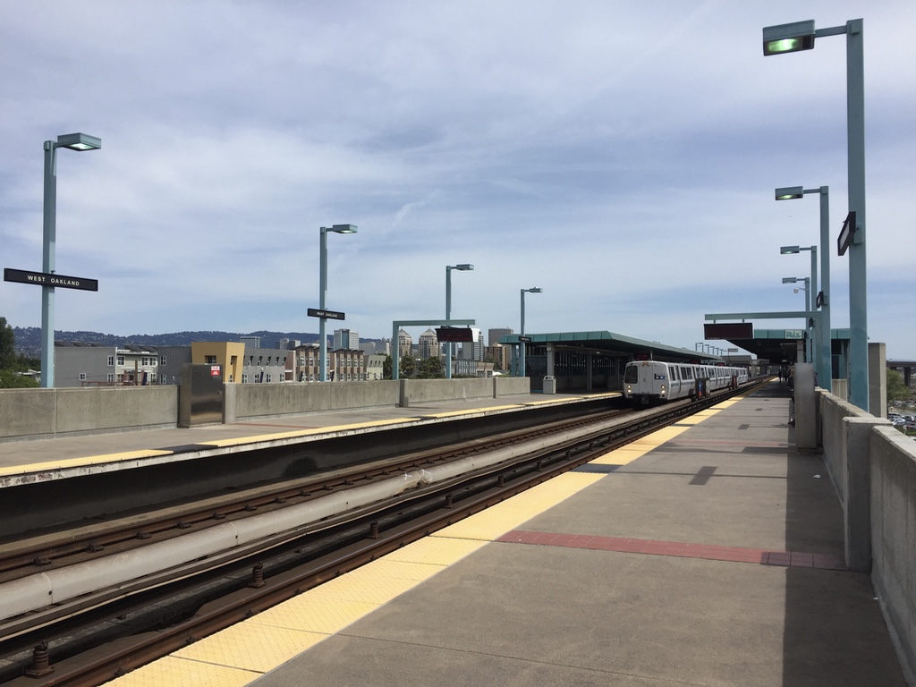 West Oakland BART Station - near the end of the larp