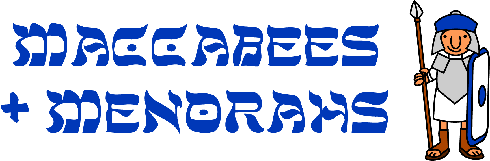 Maccabees and Menorahs Storytelling Game Logo